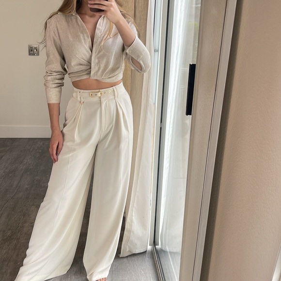 Zara linen blend top - Picture 10 of 15